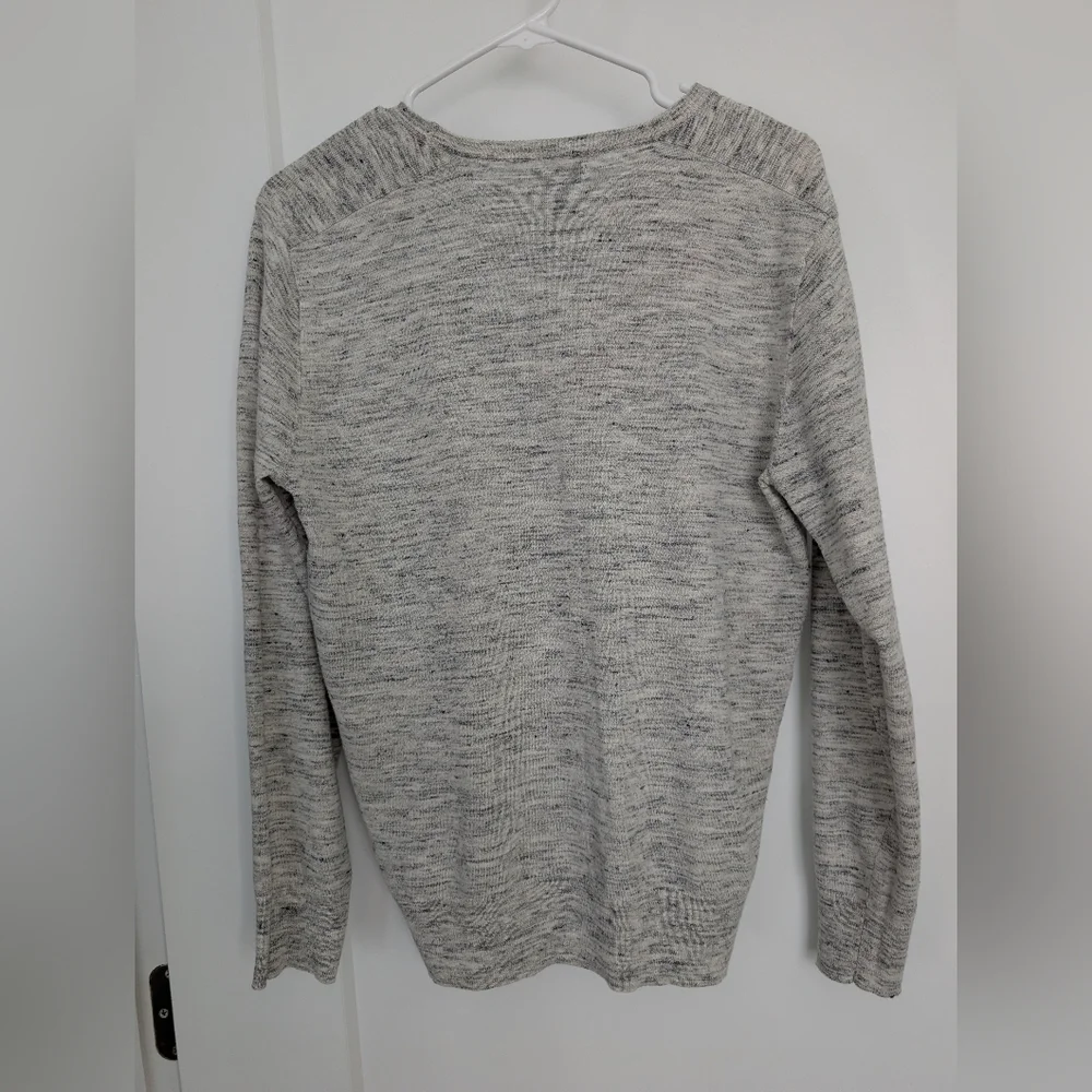 J.Crew Men’s Gray Heather Lightweight Sweater Small Crewneck Pullover Casual